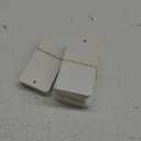 500-Pack Hang Tags with String Attached and Fasteners, Blank Writable Cardstock Paper Tags for Presents, Clothing, Shipping, Retail, Gift Bags, White (3.5x2 in)
