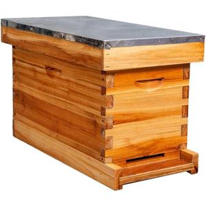 MayBee 5-Frame Nuc Beehive for Bees Complete Bee Hive Box Kit with Metal Roof Includes Wooden Frames & Waxed Foundations for Langstroth Beekeeping MayBee 5-Frame Nuc Beehive for Bees Complete Bee Hive Box Kit with Metal Roof Includes Wooden Frames & Waxed Foundations for Langstroth Beekeeping