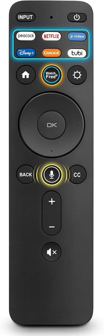 Voice Remote Control for Vizio-Smart-TV-Remote-Replacement XRT260 for Vizio D/P/M/V-Series Smart TVs