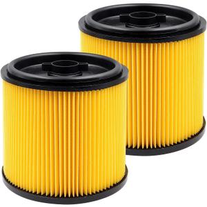 ATXKXE VCFS Replacement Filter for Vacmaster Standard Cartidge Filter and Retainer, 2pack