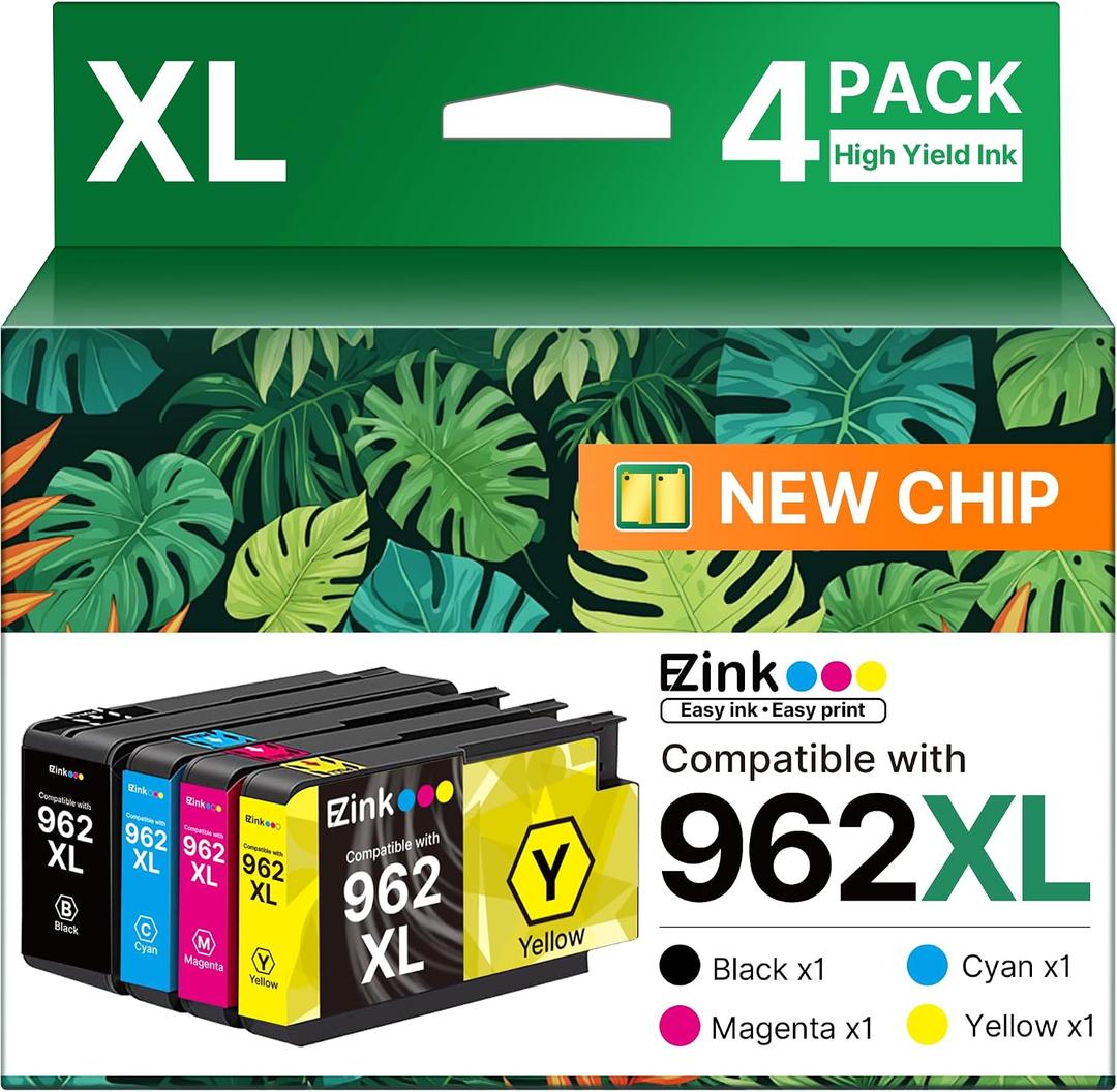 E-Z Ink Ink Cartridges Combo Pack Replacement Work for Printer (10 Pack)