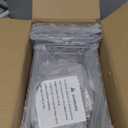 Clemate 6Pack Pantry Organizers and Storage,Clear Stackable Kitchen Storage Organizer,Foods Organizer Bins with Handles, Easily Assemble for Bathroom, Kitchen, Refrigerator, Pantry, Cabinet, Closet (Medium)