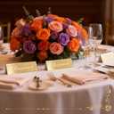 6 Pcs Mirrored Gold Reserved Table Signs, 6" x 2" Double-Sided Acrylic Table Tent Cards for Wedding, Restaurant, Banquet, Ceremony, Party, Events
