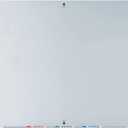 Audio-Visual Direct White Glass Dry-Erase Board Set - 6' x 3' - Includes Hardware & Marker Tray (Non-Magnetic)