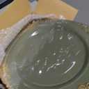 125PCS Olive Green Plastic Plates - Green and Gold Disposable Plates - Vintage Plate with Gold Plastic Silverware Sets for 25 Guests for Wedding & Party & Spring Party