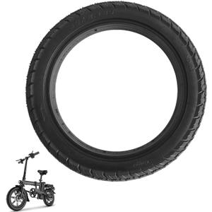 14x2.125 Bicycle Solid Tire, 14 inch Bicycle Tubeless Solid Tire, for 14 inch Electric Bicycle [Puncture-Proof] [Anti-Skid] [Wear-Resistant]