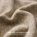 EverGrace Soft Chenille Throw Blanket for Couch, Cozy Plush Fuzzy Decorative Chenille Knit Throw Blanket with Tassels, Lightweight Blanket and Throws for Bed Sofa Gift Home Decor, Beige 50"x60"