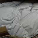 yescool Weighted Blanket for Adults (25 lbs, 88” x 104”, White) Cooling Heavy Blanket for Sleeping Perfect for 240-260 lbs, King Size Breathable Blanket with Premium Glass Bead