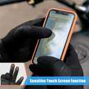 Cierto Motorcycle Gloves for Men Women, Touchscreen Riding Gloves with Hard Knuckle Guard, Anti-Slip Palm for Dirt Bike ATV Motocross