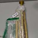 Gold Shower Curtain Rod 31 to 80 Inch,1 Inch Diameter Adjustable Spring Tension Stainless Steel Telescoping Rod,Easy Install,No Rust