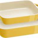 STAUB Ceramic 2-pc Rectangular Baking Dish Set - Citron