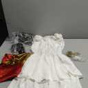 Pirate Costume Women Dress Corset Head Scarf Sash Chain Belt Necklace Eye Patch Party Outfit Pirate Accessories, S