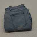 NRTHYE Womens High Waist Ripped Jeans Sexy Pearl Chains Rhinestones Straight Leg Stretch Distressed Denim Pants (Large, 00light Blue)