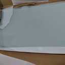 32x84 Inch Glass Sliding Barn Door Slab and 5.5ft Hardware Kit Included, 5 Frosted Glass, LVL Wood Panel Covered with White Water-Proof Scratch-Proof PVC Surface, Simple DIY Assembly