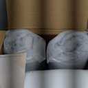 24x24 Inch Outdoor Chair Cushions Set of 2, Patio Furniture Cushions - Removable Cover, Water-Repellent, Fade-Resistant, Non-Slip Bottom & Straps, Replacement for Deep Seat Sofa & Couch - Navy