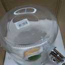 Delray Glass Beverage Dispenser with Bamboo Lid & Stand (4L / 1 Gal)
