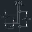 JMT M.2 NVMe M Key to Oculink 4i / SFF8611 Extension Cable PCIe4.0 X4 Gen3 4 Compatible with T10 / SAS-4 SFF-8612 (25cm)