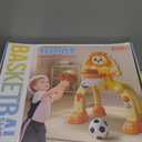 Toddler Basketball Hoop Soccer Goal for Kids 1-3, Baby Toys for 1 Year Old Boy Gifts, Kids Sports Toy with Light Sound Music, Baby Interactive Toys for Christmas Birthday Gifts for Boy Girls (Lion)