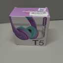 Kids Bluetooth Headphones, Lightweight Wireless Headphones for Kids, 85/94dB Volume Limited, 60 Hours Playtime, Bluetooth 5.3, Over-Ear Toddler Headsets with Built-in Mic-Purple