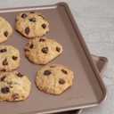 HAPPIELS 17 x 13 inch Cookie Sheets for Baking Nonstick Set of 2, PFOA free Cookie Sheet Set without rim, Cookie Sheets Non Stick, Half Sheet Pan for Oven without sides Non Toxic sheet without lip, 17'' Cookie Sheet Pan 2-Pack