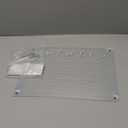 IDEATECH Acrylic Magnetic Fridge Calendar Magnet Strong, Clear Dry Erase Board Calendar for Refrigerator, Vertical 2in1 Monthly Planner & to Do List for Fridge, Whiteboard Organizer House Decor,White