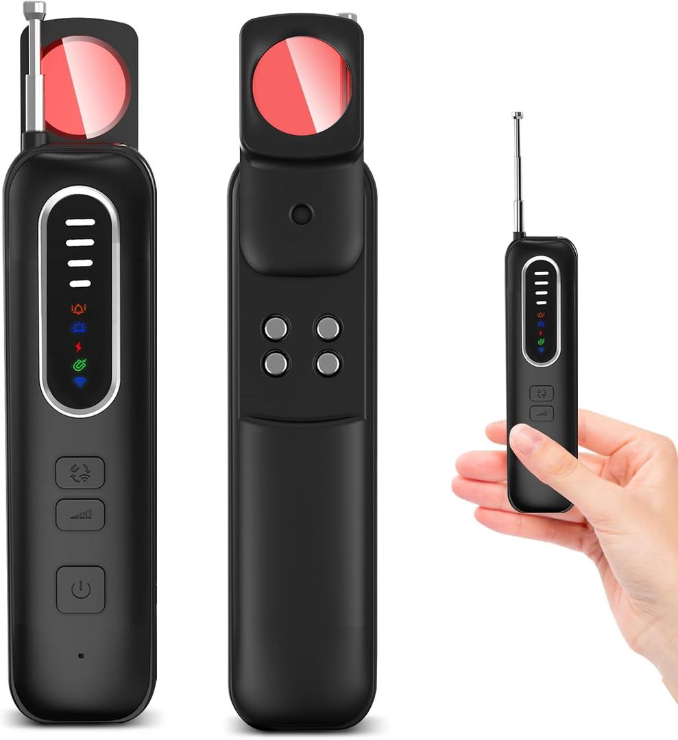 Hidden Camera Detectors, Anti Spy Detector, RF Signal Scanner, GPS Tracker Detection, Hidden Device Finder for Home Hotel Travel Car Office Privacy Security
