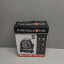 30000mAh Solar Fan with LED Lantern, 10W Solar Panel Rechargeable Battery Powered Camping Fan for Outside, 9 Inch Portable Battery Operated Hurricane Supplies for Picnic, Barbecue, Fishing, Travel