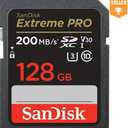 SanDisk 128GB Extreme PRO SDXC UHSI Memory Card  C10, U3, V30, 4K UHD, SD Card  SDSDXXD128GGN4IN