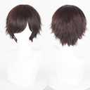 30cm Mixed Brown Hiccup Cosplay Wig Synthetic Anime Halloween Costume Party Wigs