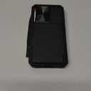 Vihibii for Samsung Galaxy S25 Case with Crossbody Lanyard Strap, Build-in Card Holder (4 Cards) [RFID Blocking] & Slide Camera Cover & Military Grade Drop Protection, Silicone Edge Cover, Black