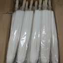 MBJZSL White Paper Umbrellas, 23.6 Inch Paper Parasol Umbrellas Chinese Japanese Style DIY Umbrellas Decorative Vintage Decor for Wedding Props