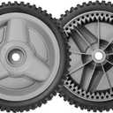 Front Drive Wheels Fit for Hus qvarna HU700F Mower, 532401274 Drive Wheels Tires for HU Self Propelled Lawn Mower Tractor, Front Wheels for HU700F, 2 Pack, Gray