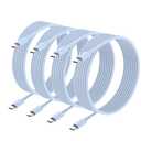 USB C Cable,4 Pack 10ft [Apple MFi Certified] 60W,Type-c Fast Charging Cable Compatible for iPhone 17/17 Air/17 Pro/17 Pro Max/16/16 Pro/16 Plus/16 Pro Max/15/15 Pro/15 Plus/15 Pro Max (Blue)