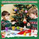 2025 Christmas Advent Calendar, Slow Rising Squishy Toys 24 Days Countdown Calendar Soft Cute Stress Relief Toys for Kids Girls Boys Teens Rewards Christmas Party Favor Gifts