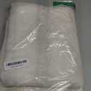 LAMIT Semi Sheer Linen Window Curtains 63 Inch Length, Light Filtering Neutral Curtain Panels Farmhouse Back Tab and Rod Pocket Drapes for Bedroom, Cream Ivory, 2 Panels, 52 x 63 Inch (Natural)