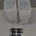 CHEFSTORY Airtight Food Storage Containers Set, 14 PCS Kitchen Storage Containers with Lids for Flour, Sugar and Cereal, Plastic Dry Food Canisters for Pantry Organization and Storage