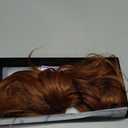 24 Inch Claw Clip Ponytail Extension for Women Long Wavy Synthetic Pony Tails Hair Extensions Drawstring Fake Hair Piece Natural Looking Fluffy Clip on Pony Tail Wig Ginger Copper