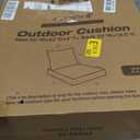 Favoyard Outdoor Seat Cushion Set 22 x 22 Inch Waterproof & Fade Resistant Patio Furniture Cushions with Removable Cover Deep Seat & Back Cushion with Tie Straps for Chair Sofa Couch
