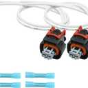 HZEL Injector Pigtail Connector, OEM# PT3739 19368140 Multi-Purpose Harness Wire Plug Pigtail Kit, Fuel Injector Connector Replacement, Compatible with L5P Engine V8 6.6L Equipment