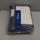 Bedsure Navy Duvet Covers Queen Size - Prewashed Cotton-Like Polyester Duvet Cover, Soft Queen Duvet Cover Set 3 Pieces with Zipper Closure, 1 Duvet Cover 90x90 inches and 2 Pillow Shams (05 - Navy (No Comforter))