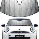 Pigenius Windshield Sunshade for Mini Countryman 2017-2025 (F60 / U25) ALL4, Reversible Silver/Black
