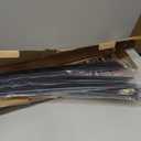 Side Window Visors Wind Deflectors Sun Rain Guards Compatible with 2017-2023 BMW 5-Series Sedan 530e 530i 540i M550i, Tape-On Black