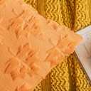 COSIBONO Maple Leaf Fall Throw Pillow Covers 18"x18" Set of 2, Orange Farmhouse Decorative Pillow Covers for Autumn Harvest Holiday Accent Pillow Cases, Faux Fur Pillow Covers for Couch Bed Room