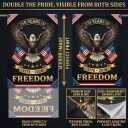 4 x 250 Years America Garden Flag,USA 250th Anniversary Patriotic Yard Flag,17762026 Outdoor Garden Banner,Double-sided printed eagle pattern,12 x 18 Inch (Black)