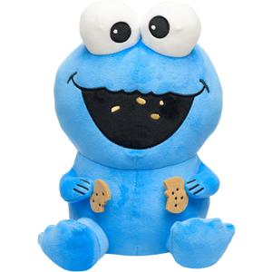 Super7 Super Duper Plush Sesame Street Cookie Monster Toy - 8" Sesame Street Plush Toy - Classic TV Show Collectibles and Retro Toys
