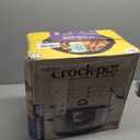 Crock-Pot Large 8-Quart Programmable Slow Cooker with Auto Warm Setting Black Stainless Steel