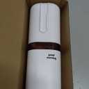 Toothbrush Travel Case, Travel Toothbrush Holder with Toothbrush Head Cover Cap for Travel, Business Trip, School, Camping, Home (White+Purple)