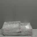 Criusia Drawer Organizer, 10 Pack Large Clear Plastic Set, 3 Size Versatile Bathroom and Vanity Organizer Trays, Storage Bins for Makeup, Bedroom, Kitchen Utensils