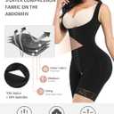 FeelinGirl Shapewear for Women Tummy Control Stage 2 Post Surgery Compression Garment Full Body Shaper Butt Lifter (Black)