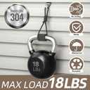 2 x Goabroa Vinyl Siding Hooks, 10 Pack Heavy Duty Siding Hooks for Hanging Outdoor, No-Hole Needed Stainless Steel Clips for Hanging Welcome Signs on Patio